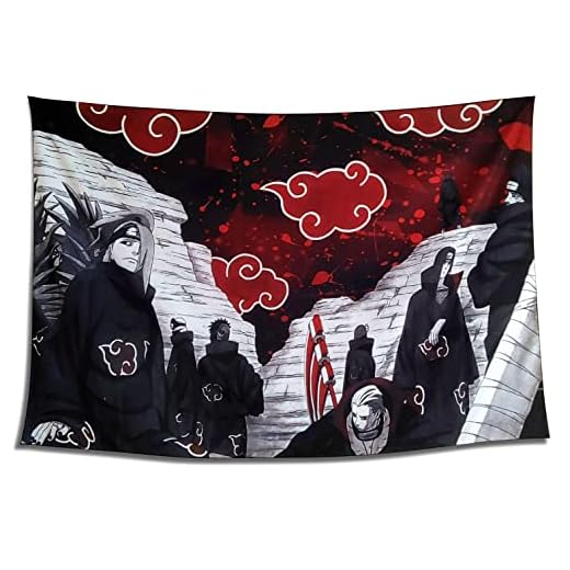 cavabosco Anime Tapestry Japanese Manga Cartoon Poster Wall Art Hanging for Room Dorm Bedroom Decor 59x39 Inch