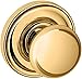 Baldwin 5030003IDM Baldwin 5030.IDM 5030 Non-Turning One-Sided Dummy Door Knob with 5048 Rose from the Estate Collection
