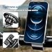 EFEALL Magnetic Phone Holder, Strong Magnet Stroller Phone Mount with Two Metal Rings, for Indoor Gym Equipment(for Peloton Bike)/Stroller/Treadmill, for MagSafe iPhone Samsung and All Phone