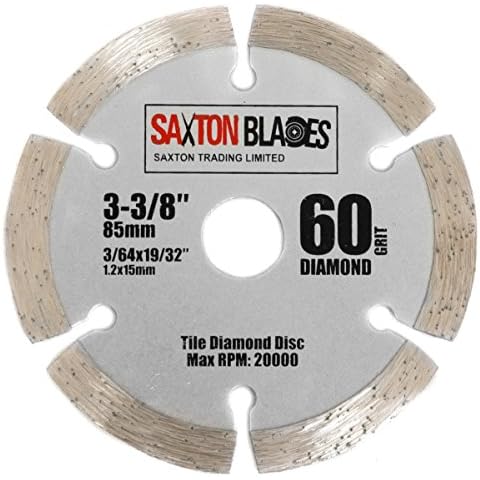 Saxton 85mm Diamond Blade for Ceramic Tiles Cover