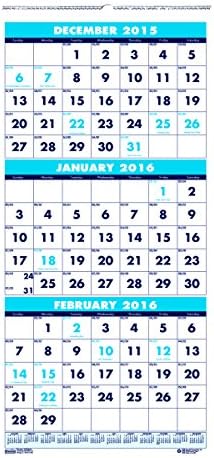2025 Wall Calendar - 3 Month Calendar 2025 Vertical, Jan - View #6