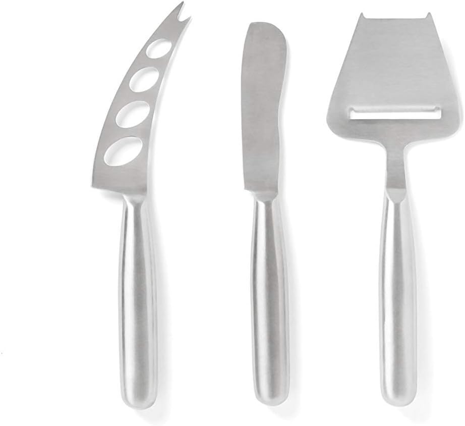 Fox Run Cheese Knife Set, 9.37 x 2.953 x 0.67 inches, Metallic,10690 Fox Run Cheese Knife Set, 9.37 x 2.953 x 0.67 inches, Metallic,10690
