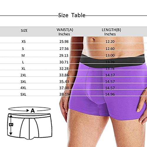 Artsadd Personalized Wife Face On Men's Boxer Briefs Custom Underwear with Name Text on Waistband4