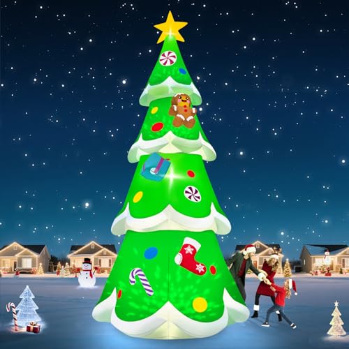 20FT Christmas Tree Inflatable with LED Light, Kalolary Giant Christmas Yard Inflatables Outdoor...
