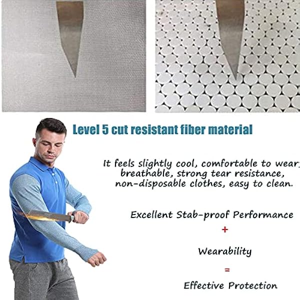 Punctiebestendig Vest,Vezelmateriaal Is Comfortabel En Ademend,Anti-Mesvest voor Buiten,Bodyguard,Training,Voorkomt Glas En Scherpe Voorwerpen,M