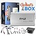 Pyle Mono-Block Audio Amplifier System - Class D Compact Car Amp, Weather Resistant, IPX4 Rated, for Car, ATV, UTV, Jeep, Motorcycle, Marine, Soft Turn On/Off, Power Protection, 7.95
