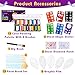 Face Paint Kit-12 Split Cake Palettes Face Painting Kit Professional with Stencils, Rainbow Non Toxic Water Activated Facepaint Makeup Kit with Brush Set for Party,Halloween,Christmas