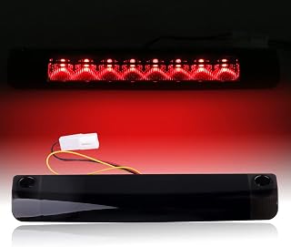 Raryloy Third High Mount Brake Stop Light 3rd Brake Tail Light Smoked Lens LED Brake Lamp Kit for Toyota Prius 4Runner Sienna for Rear Center Roof Flashing Braking, 25cm For OEM part # 81570-47051
