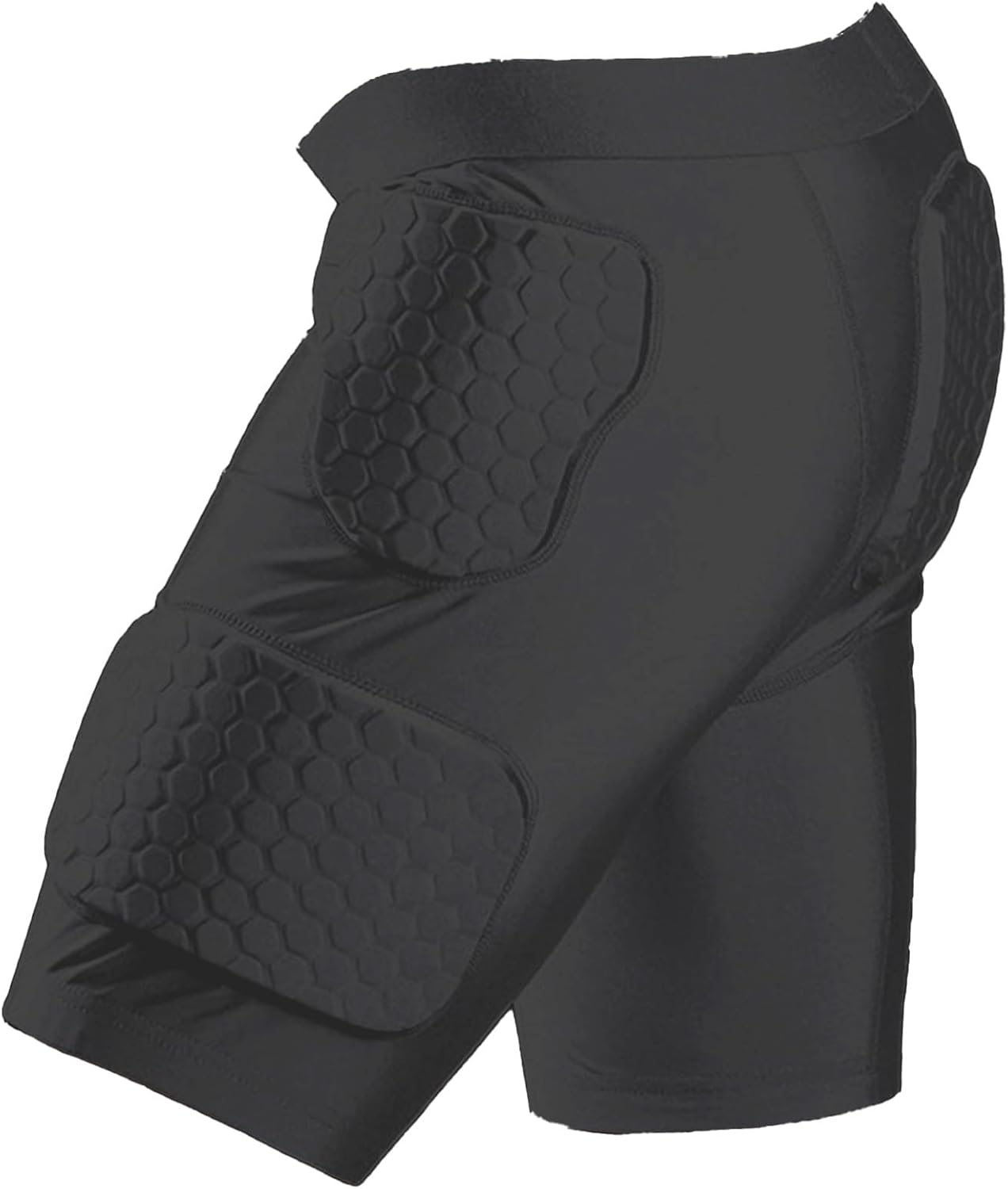 Football Girdle/Shorts for Men Youth 5-Pad Girdle Football Padded Compression Shorts Hip Thigh Protector Basketball Girdle Shorts