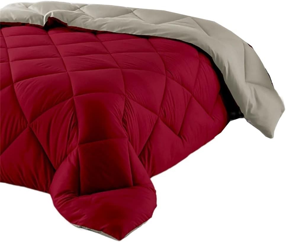 Winter Super Soft Quilt Duck Down Duvet Goose Bed Velvet Comforter Down Duvet Quilts Microfiber Bedding(D,240X220 cm)