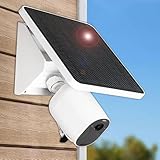 4W Solar Panel Charging Mount for Arlo Cameras,Compatible with Arlo Pro 4/3/2,Pro 5S 2K,Pro 6/6 XL,Ultra 2,Ultra,Essential,Essential 2K,Adjustable Mount,IP67 Weatherproof Continuously for 365 Days