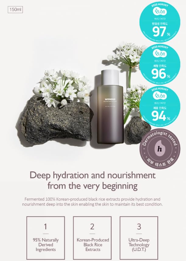 Image of Haruharu wonder Black Rice Hyaluronic Toner 150ml | Face Moisturizer, Facial Toner For All Skin Types
