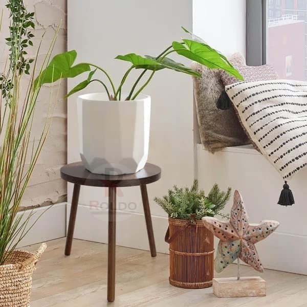 Anamino Shoppee Plant Table for Indoor-Tall Plant Stand,Planter Stand for Indoor Plants,12 inches Small Round Side Table,Plant Holder for Flower Pots-Brown (B0BKY5ZWXW) Amazon Price History, Amazon Price Tracker