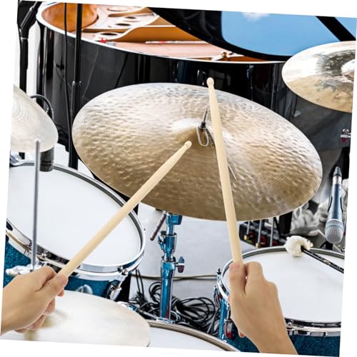 4 pares de baquetas de madera de arce para jazz miniatura 6