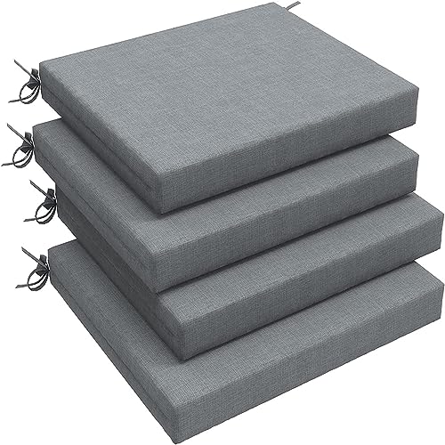 Coussin de chaise de patio anti-décoloration, fini les assises mouillées au jardin