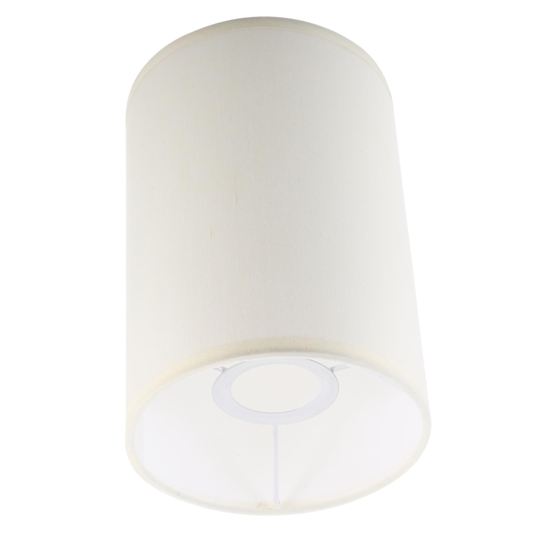 DECHOUS Iron Frame Beige Cylindrical Lamp Shade Tc Shell Linen Cloth Lampshade Pendant Lamp Covers Weaving Lampshade
