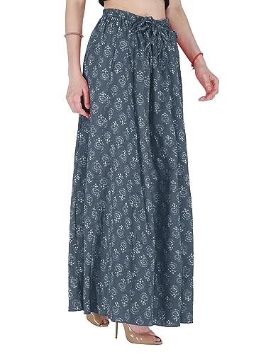 Image of Sttoffa Cotton Printed Women Wear Maxi Long Skirt 40 inch inch Full Length