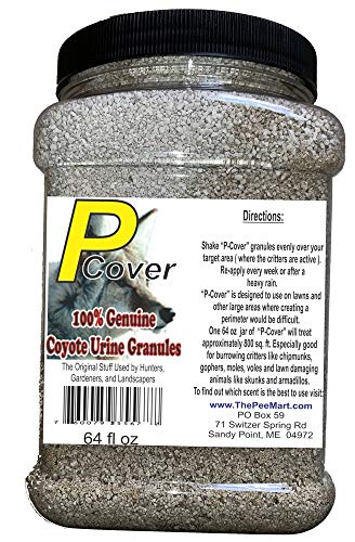 Coyote P-Cover Concentrated Coyote Urine Granules Big 64 fl oz Size!