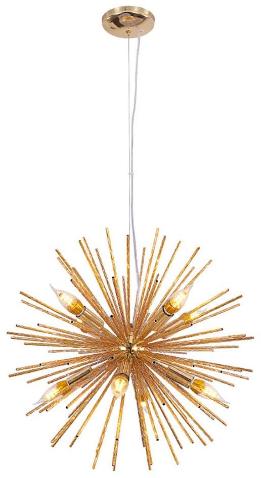 Éclairage Pendentif Sputnik Chandelier Moderne Lampe Crystal Firework Suspension 8 Feux