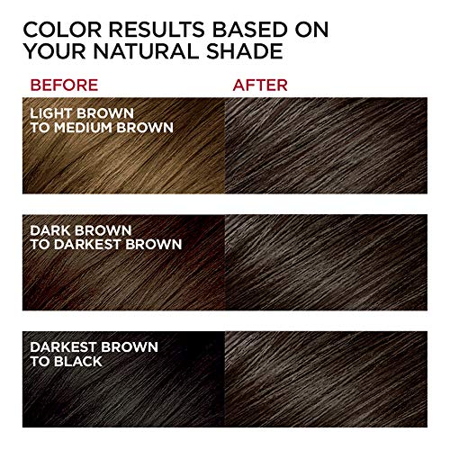 L'Oreal Paris Excellence Creme Permanent Hair Color, 3 Natural Black (Pack of 3)