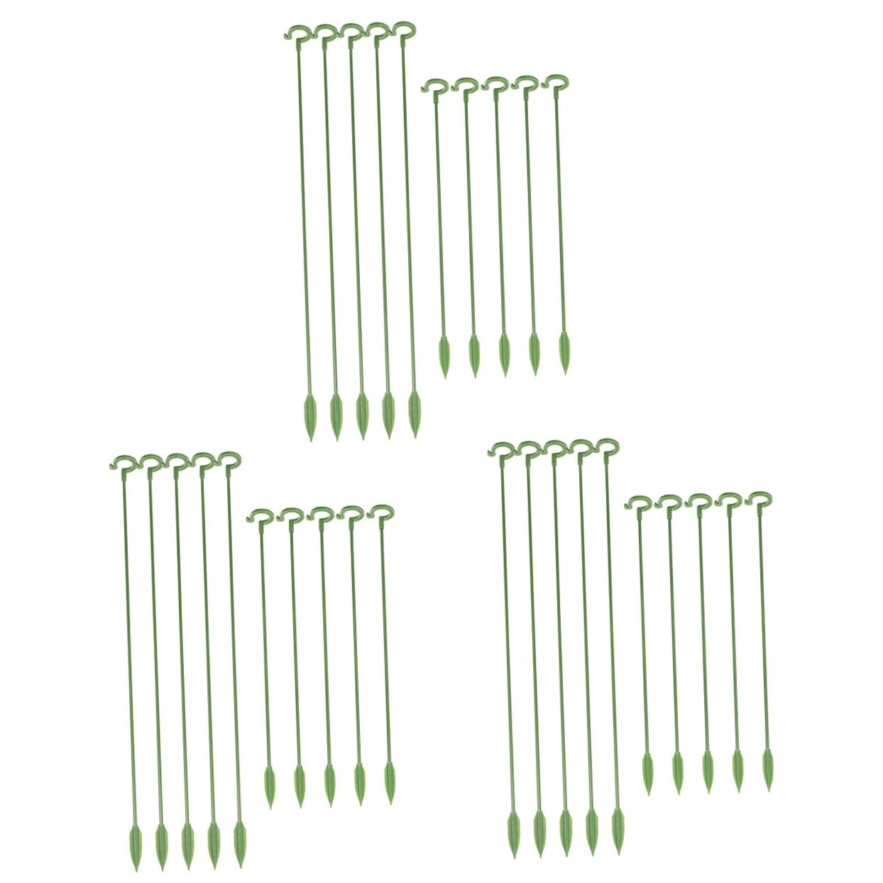 BESPORTBLE 60pièces Tuteurs De Support pour Plantes Succulentes Piquets pour Orchidées Et Fleurs Supports Fixes Résistants Aux Intempéries