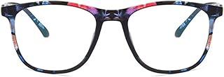 Unisex Glasses Frame Fashion Blue Rectangle Full Frame Decoration Prescription Glasses
