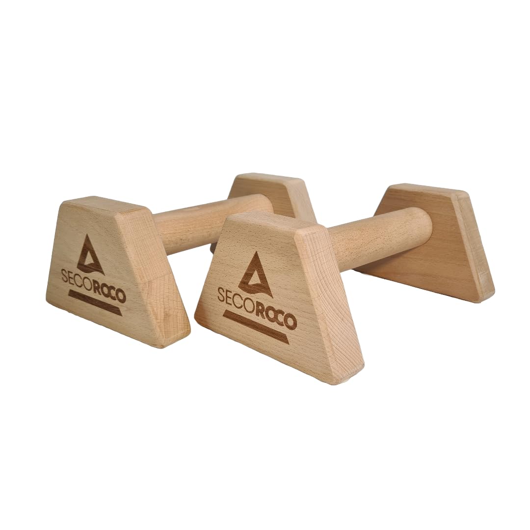 Push-up Handles Wood, Parallettes, Body Weight Training, Push Up Bar