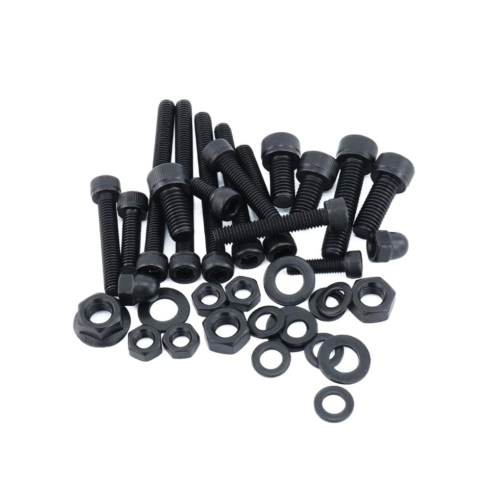 263PCS ATV Bolt Screw Nuts Kit Fit for ATC70 1978-1985 Plastics Engine Body Frame Fasteners Full Restoration Bolts Kit