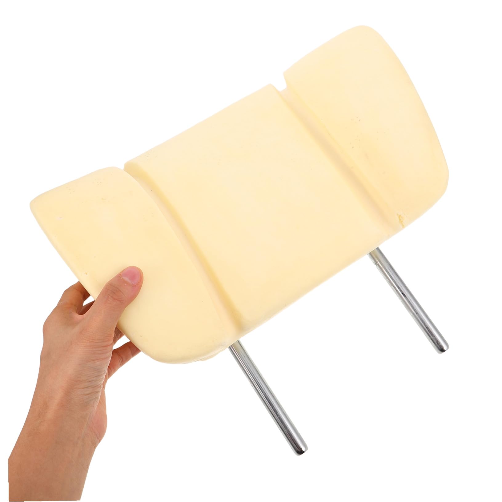 Almohadilla Espuma Reemplazo para Reposacabezas Coche Ergonómica con Tubo de Hierro para Asientos Rv y Negocios sin Funda Soporte Cervical Cómodo y Fácil Instalación