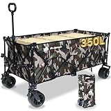 【MR. NOMADS】460L ラグビー日本代表採用メーカー キャリーワゴン 耐荷重220kg 大型タイヤ 自立収納 コンパクト ワンタッチ収束式 折り畳み アウトドアワゴン キャリーカート キャンプカート 建築現場用カート 4輪 キャンプ （ KW003/KW004 シリーズ ） (GS-KW003 Meisai リアゲートなし)