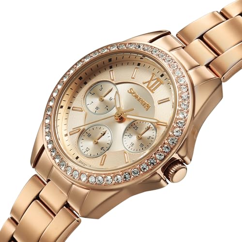 Image of Sonata Festive 2.0 Quartz Pink Round Dial Women's Watch | Stainless Steel Strap Material | Watches for Women Analog - 87112WM01
