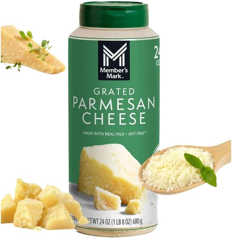 Members Mark Grated Parmesan Cheese, 24 Ounce (1 Pack)