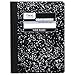 Mead Composition Book, Wide Ruled, 9.75 x 7.50 Inch Sheet Size, Black Marble, Bookbound, 100 Sheets (09910)