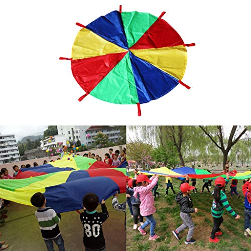 Deevoka Parachute para Crianças com Alças - 10 pés
