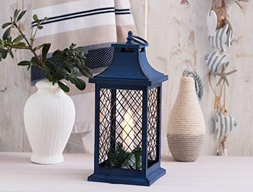 Madame Coco 1KFENE0031243 Led Fener, 31.5 x 10 x 13.5 cm, Büyük, İndigo, Large