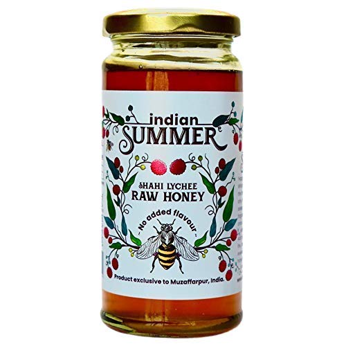 Indian Summer Food | Organic Natural Raw Honey | Unheated Unprocessed | Natural Raw Shahi Lychee Organic Honey | No Added Preservatives All Purpose Honey- 275gm (B082SRYD68) Amazon Price History, Amazon Price Tracker