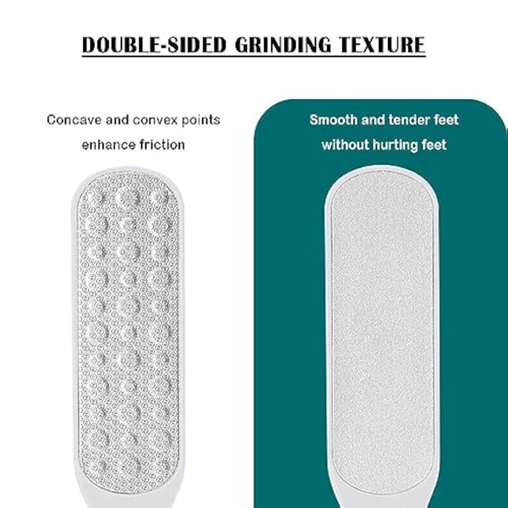Double-Sided Foot File Callus Remover, Set of 2