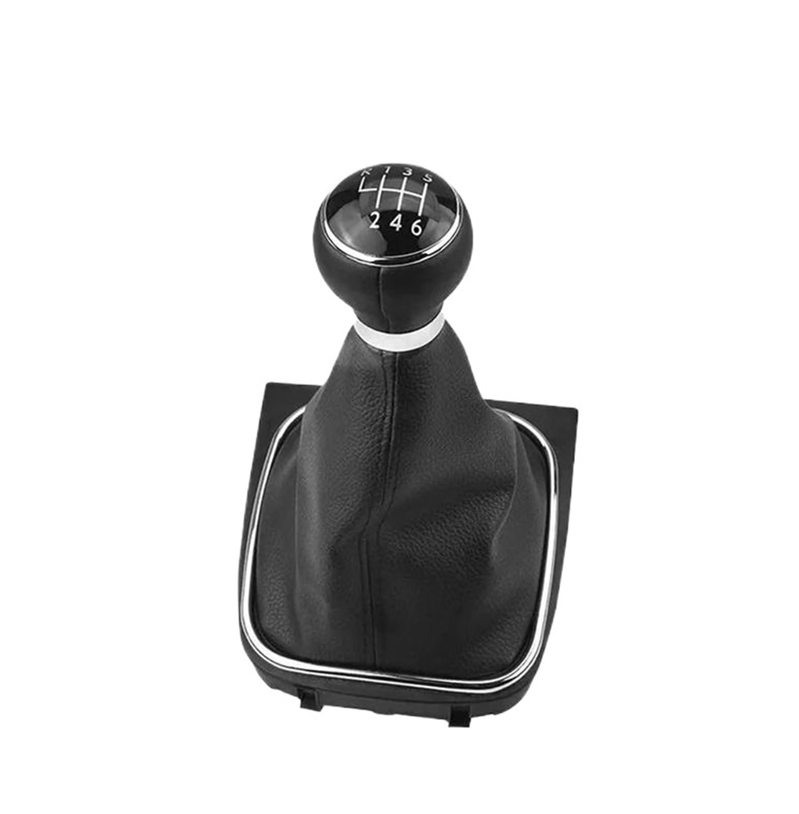 AHRPKAMERD Gear Shift Knob 1PCS for Golf 5 V 6 VI for Jetta for 6 Speed Gear Shift Boot Gear Knob Gear Stick Head(6 Speed)