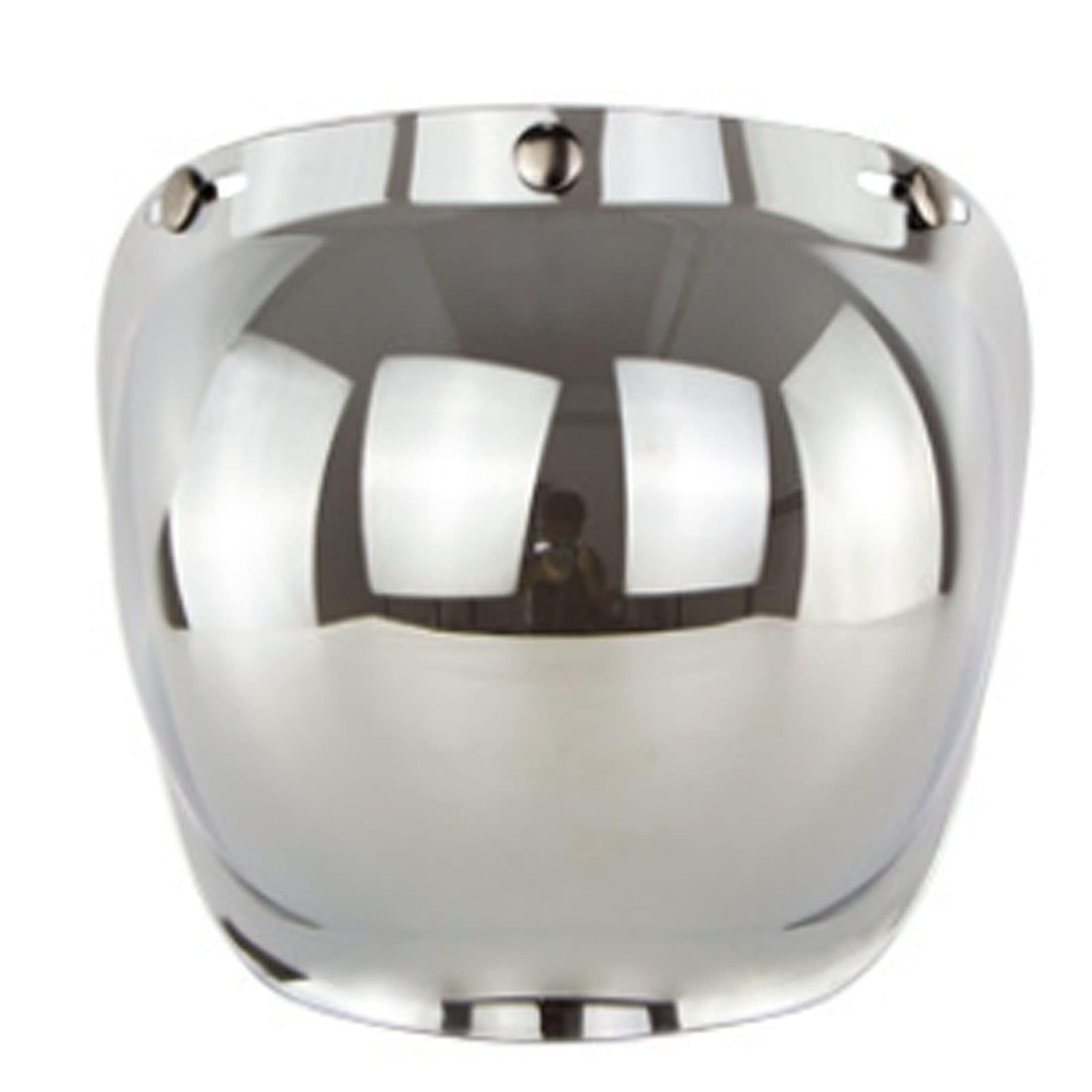 Bubble Visor PC Kask Motocyklowy Daszek 3 Snap Kask Przednia Szyba z Zestawem Ramek do Kasków z Trzema Guzikami