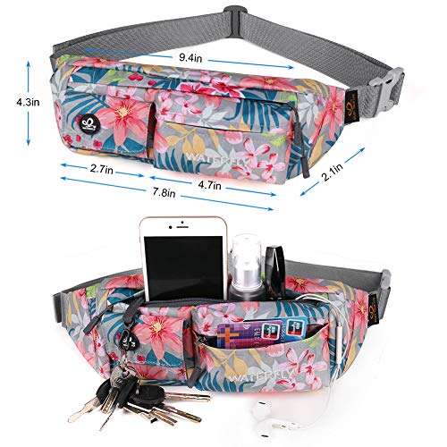 image for Waterfly Fanny Pack Slim Soft Polyester Water Resistant Waist Bag for 
