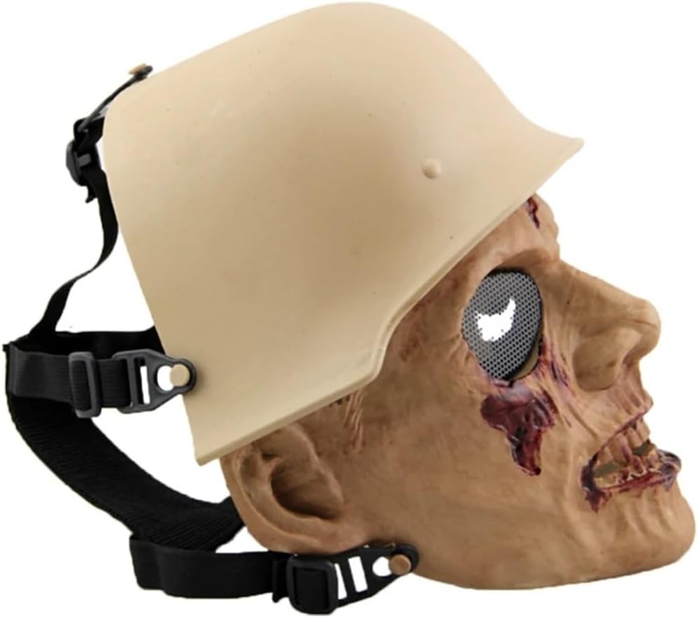 Skull Military Army Tactical Full Face Mask Mesh Wargame Airsoft Paintball Cosplay Holloween Masks
