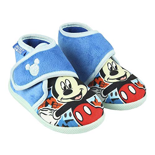 CERDÁ LIFE'S LITTLE MOMENTS 2300004559_T021-C37, Pantoufles Mickey Boy Closed House - Licence Officielle Disney garçon, Azul, 21 EU