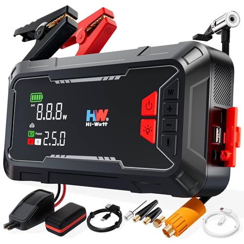 HW-2000A-Jump-Starter-with-Air-Compressor-160-PSI-Tire-Inflator-12V-65W-PD HW 2000A Jump Starter with Air Compressor, 160 PSI Tire Inflator 12V 65W PD - Image 1