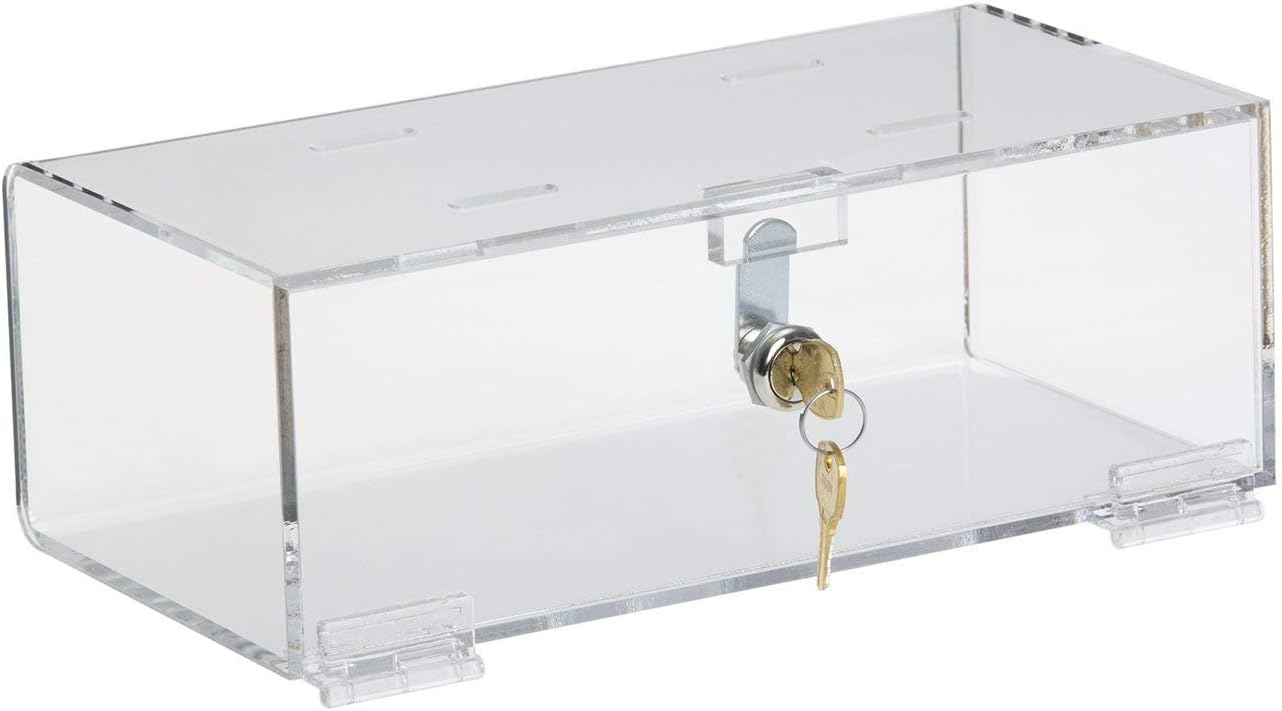 Omnimed American Made Acrylic Refrigerator Lock Box (4.25"H X 12"W X 6"D)
