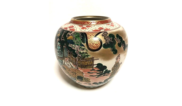 □九谷焼□九谷陶勝□陶勝窯・花瓶・花器・花入れ・華道・美術品