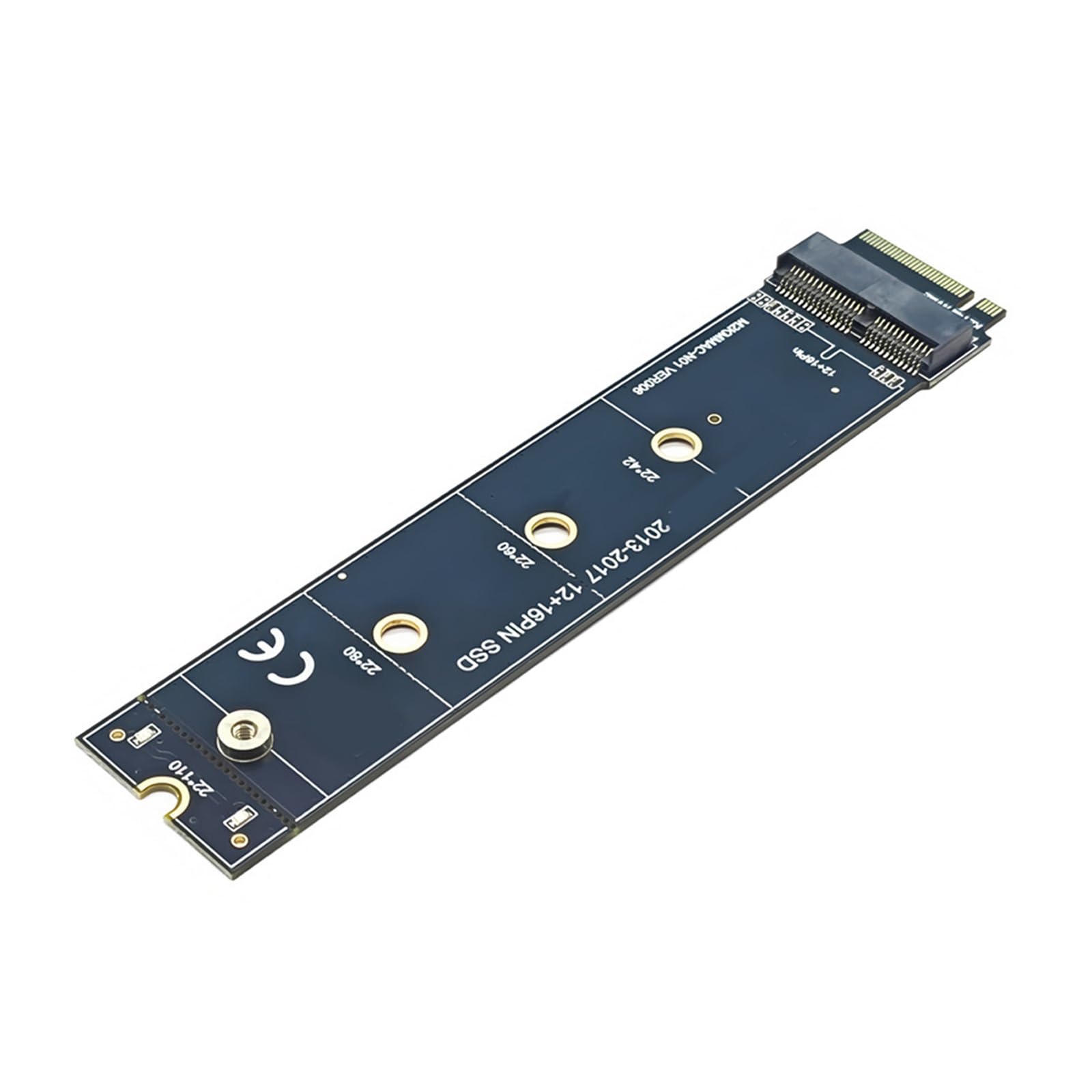SZYDD 12+6Pin HDDs to Key M NVME Risers Card Adapter 22110 Size for HDDs Converters for 2013 2014 2015 2017 A1465 A1466 Riser Card