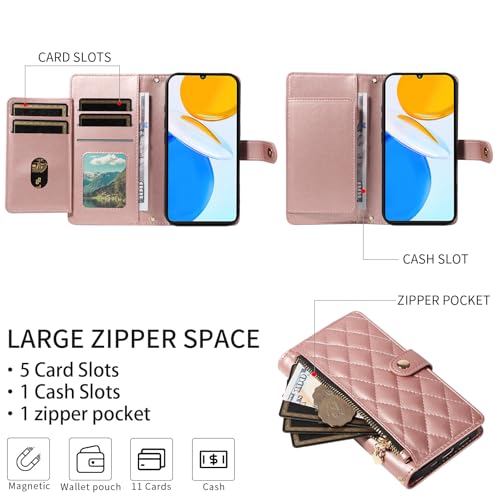 Étui Honor Play 30 Plus Asuwish zippé pour éviter les chutes - 2