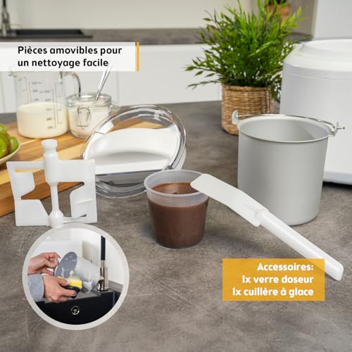 Turbine à glace et Yaourtière TZS First Austria  - 1 Litre — miniature 4