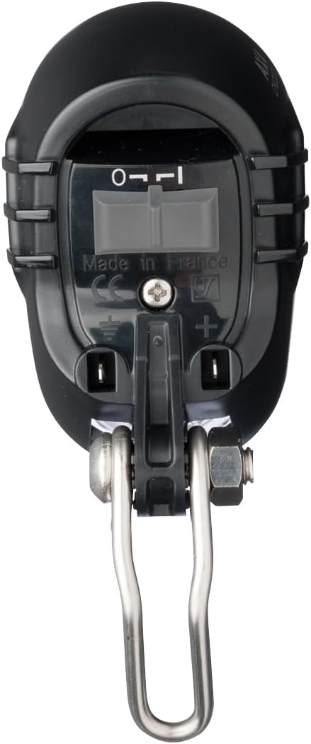 വശം view of AXA Echo 15 Front Light showing the mounting bracket