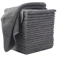 Set 12 Strofinacci In Microfibra 30x30cm - Asciugamani Assorbenti Per Cucina Riutilizzabili - Foto 11